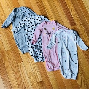 carter’s newborn girl gown bundle / lot